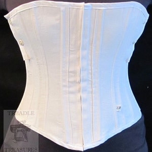 Nursing Corset Civil War Era mid-bust made to order image 2