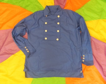 Monkees style 19" Neck /  XX Large 8 button Bib Front Shirt - red, blue or yellow