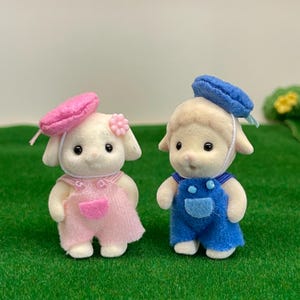 Handmade Doll Clothes, Sweet Overall Collection, Fits Calico Critters & Sylvanian Families Baby Size Figures