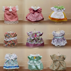 Calico Critters & Sylvanian Families Doll Clothes - Authentic - Mom Outfit- Fits Adult Figures- Replacement Clothes - Doll Dress Only