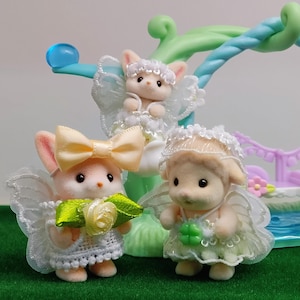 Handmade Doll Clothes - Petal Fairy Series - Fits Calico Critters & Sylvanian Families Baby/Infant Figures