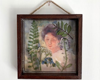 Botanical Garden Wall Art Shadow Box