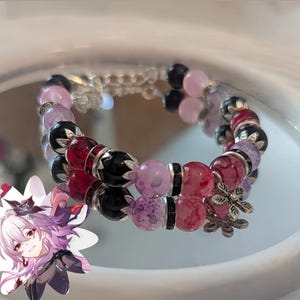 Honkai Star Rail Charm Bracelets, Evernight / March 7th / Rememberance