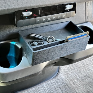 Mercedes Sprinter Cup Holder Tray With Front Pocket