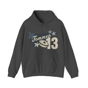 Tommen 13 Pennant Hoodie | 13 Bookish Merch | Tommen Crewneck | Bookish Gift | Book Merch image 3