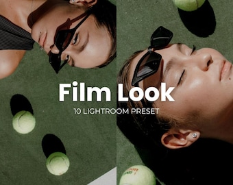 10 Film Look Lightroom Mobile & Desktop Preset | Fuji Film, Warm, 90s Analog, Outdoor, Indoor, Summer, Blogger Presets Influencer Filters