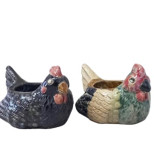Pair of Vintage MuNti Ceramic Egg Cups