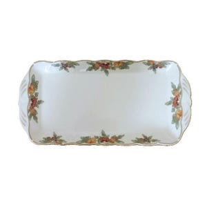 Royal Doulton Autumn Fruits Sandwich Tray 34 x 17cm - 13.4 x 6.7 inches