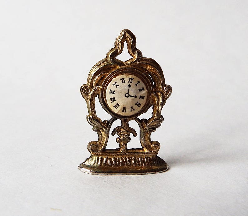 Vintage Miniature Brass Clocks/two Collectible Dutch Time Etsy