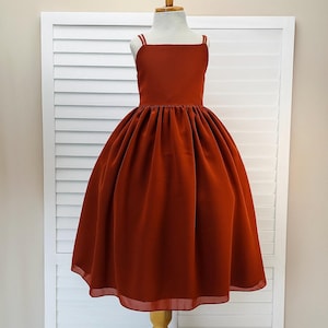 Burnt Orange Semi Formal Dress - Etsy Burnt Orange Semi Formal Dress - Etsy