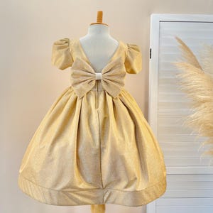 infant gold holiday dress Tutu Du Monde Bebe Holiday Glitz Tutu Dress