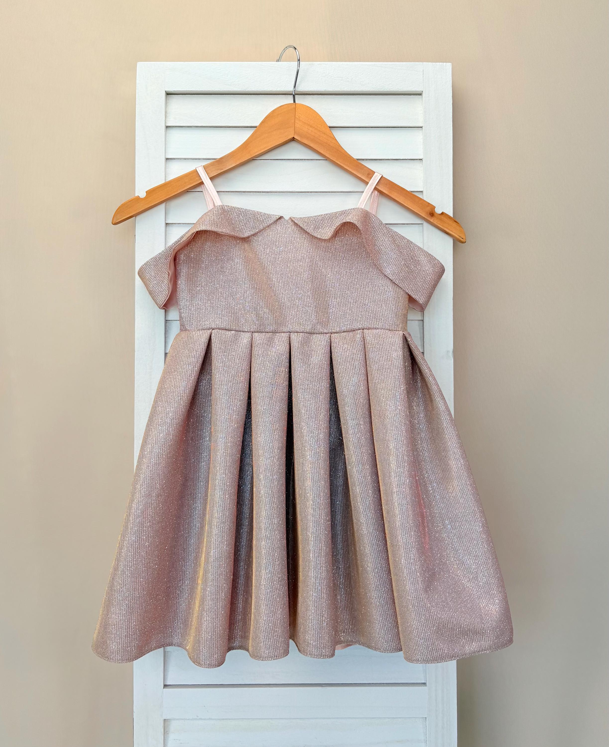 Rose Gold Junior Bridesmaid Dress - Etsy