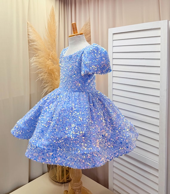 sequins birthday dress ECB Exclusive This item is custom Business in front, Party in