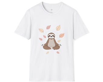 Relaxed Sloth Vibes T-Shirt Ring-Spun Cotton Comfort
