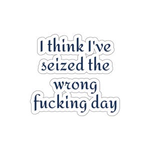Swear Word Die-Cut Stickers, Funny Decal, Mature Language, Adult Humor, Offensive Language, Crude Joke Sticker