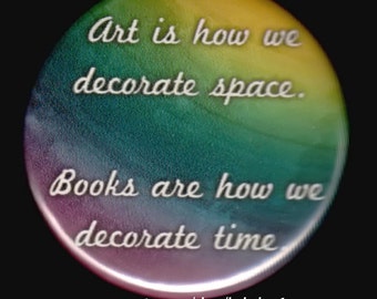 Kunst und Bücher und Dekorieren Raum und Zeit-Taste