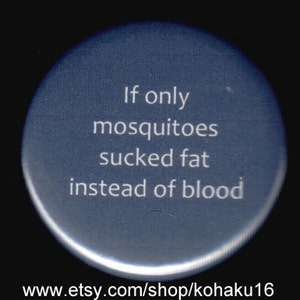Mosquitoes and A Desperate Wish Pinback Button