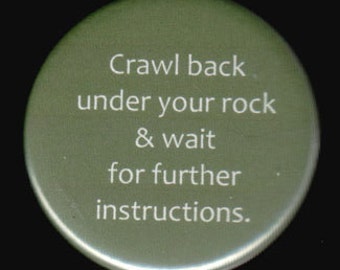 Crawl Under A Rock and Wait For Instructions Button