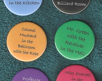 CLUE Me In:  Choose The Character and Crime Variety Button