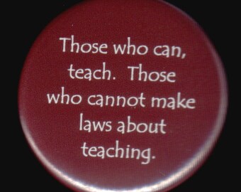 Teachers and Laws Button