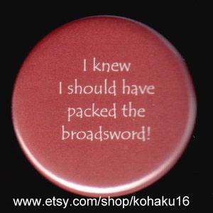 Forgot About The Broadsword Button
