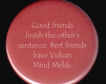 Vulcan Friends Button