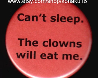 Oh God The Clowns Button