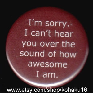 Awesome Me Pinback Button