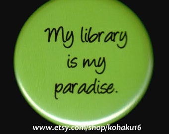 Library Paradise Button