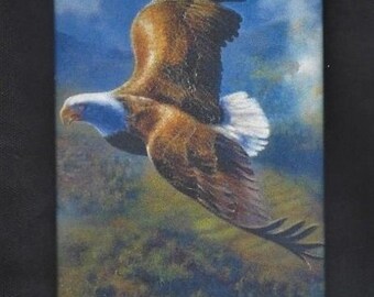 Fly Free With This Bald Eagle Pinback Button