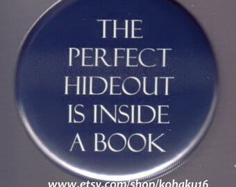 Perfect Literary Hideout Button