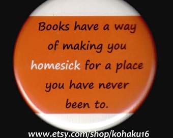 Literary Homesickness Button
