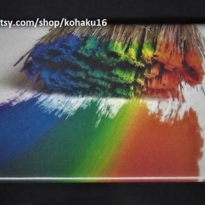 Paintbrush Rainbow Button
