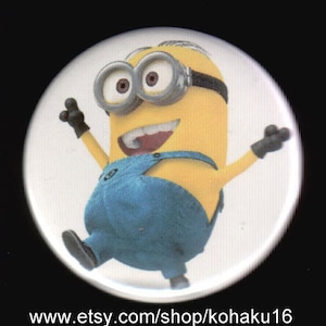 My Animated Minion Pinback Button