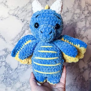 dragon crochet pattern- amigurumi dragon, crochet, pattern, amigurumi, pdf