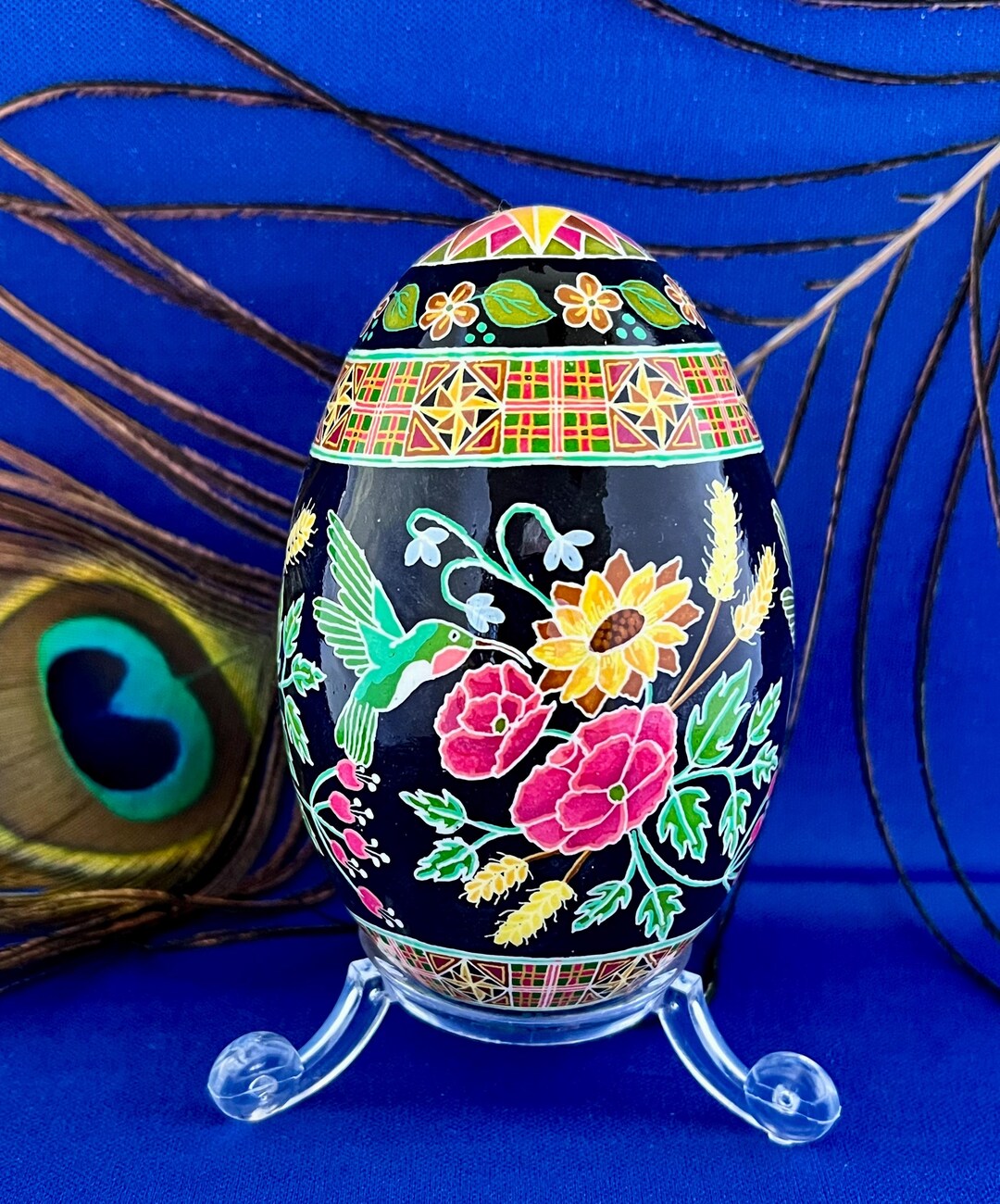 Pysanky, Ukrainian Egg, Easter Egg, Batik Egg, Goose Egg - Etsy