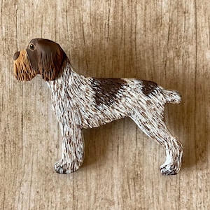 German Wirehaired Pointer Dog Pin