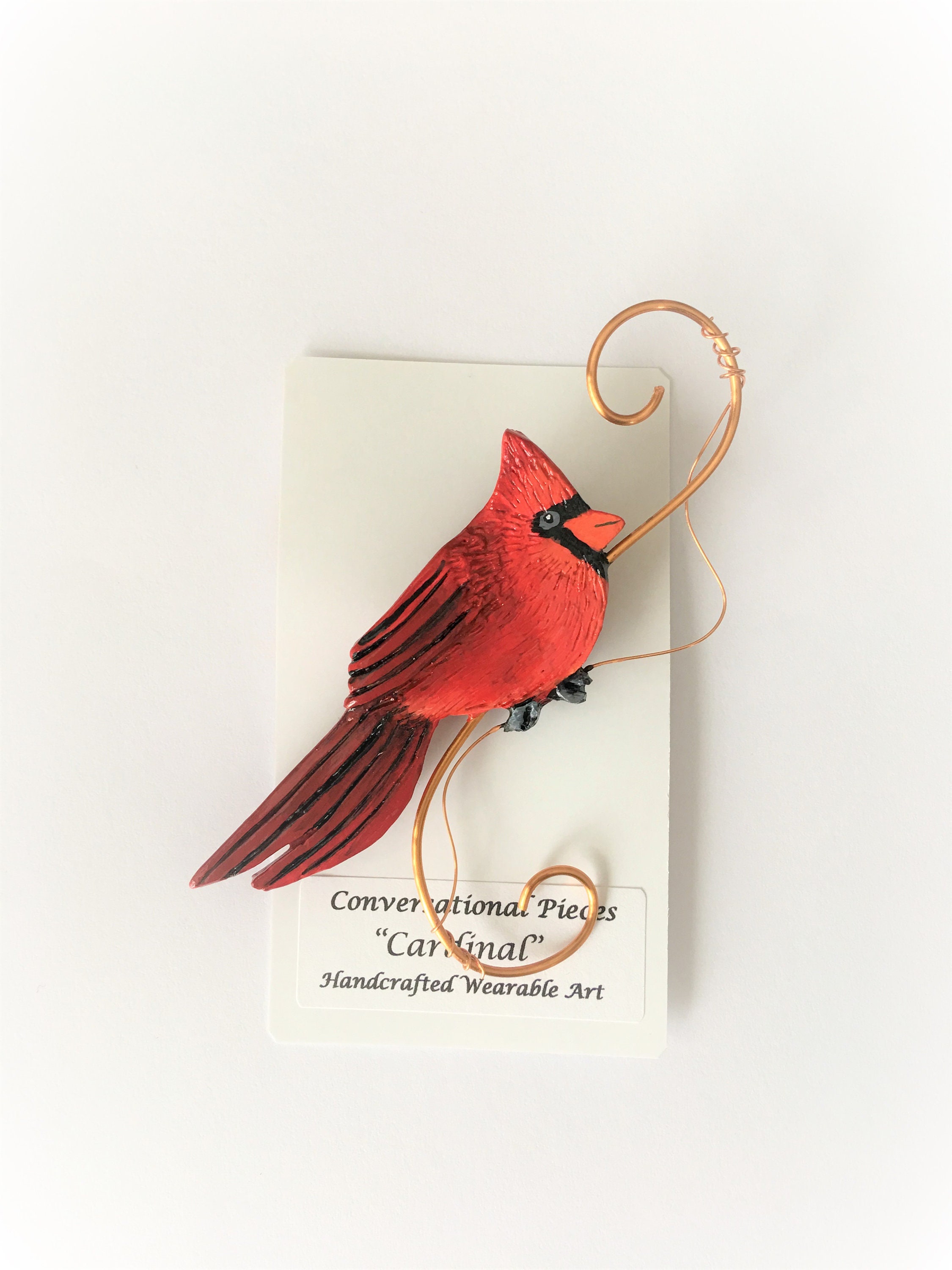 Cardinal Pin Etsy