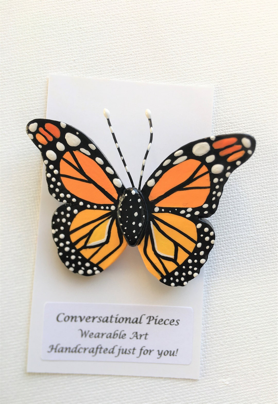 Monarch Butterfly Brooch - Etsy