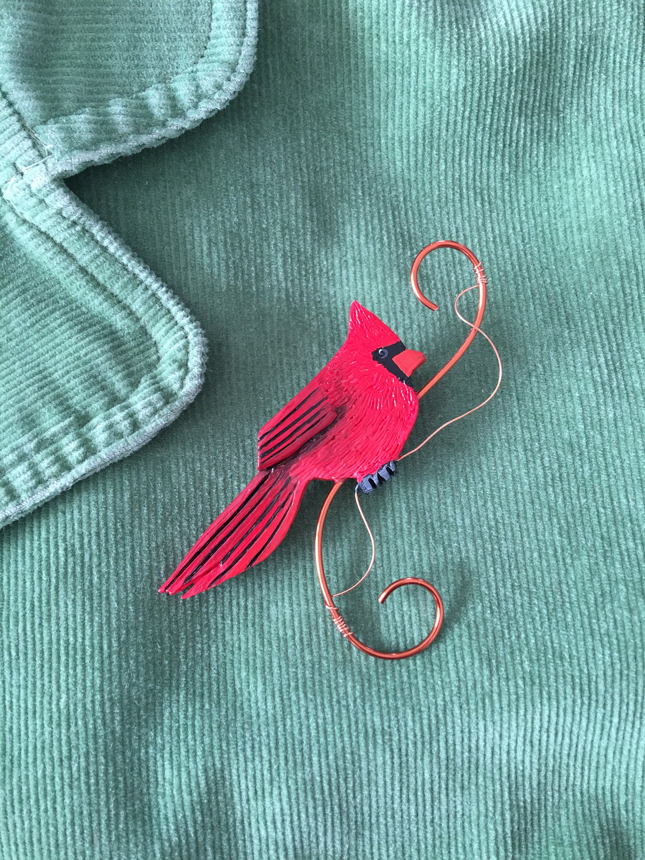 Cardinal Pin Etsy