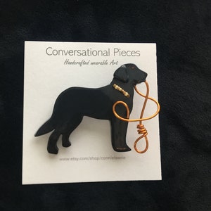 Labrador Dog Brooch