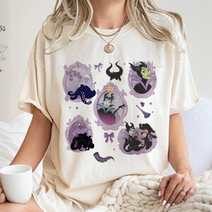 Disney Villains Shirt, Ursula Maleficent Tee, Evil Queen Aesthetic Shirt, Halloween Villain, Disney Halloween Shirt, Halloween Party Shirt