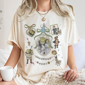 Coquette Bow Shrek Baby Tee, Shrek Fiona Donkey Gingerbread Man, Shrek Friends Shirt, Shrek Funny Shirt Shrek Can&#39;t Today I&#39;m Swamped Shirt