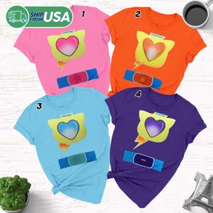 Super Cat Suit Costume, Cat Hero Group Matching Shirt, Custom Cat Friend Halloween Shirt, Cat Heart Costume Family Vacation 2025 Tee