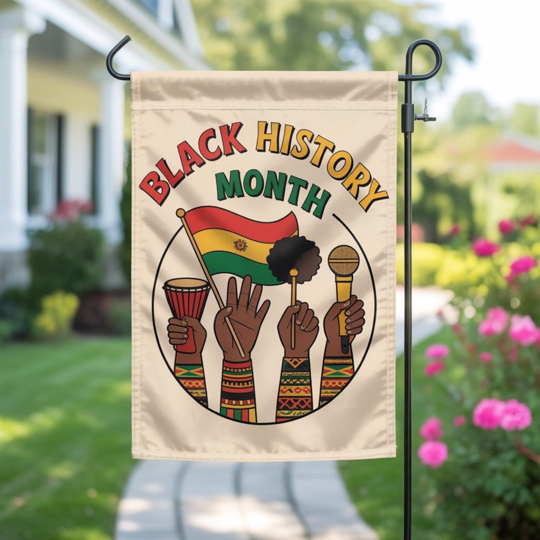 Black History Month Flag, Black History Month, African American Flag ...