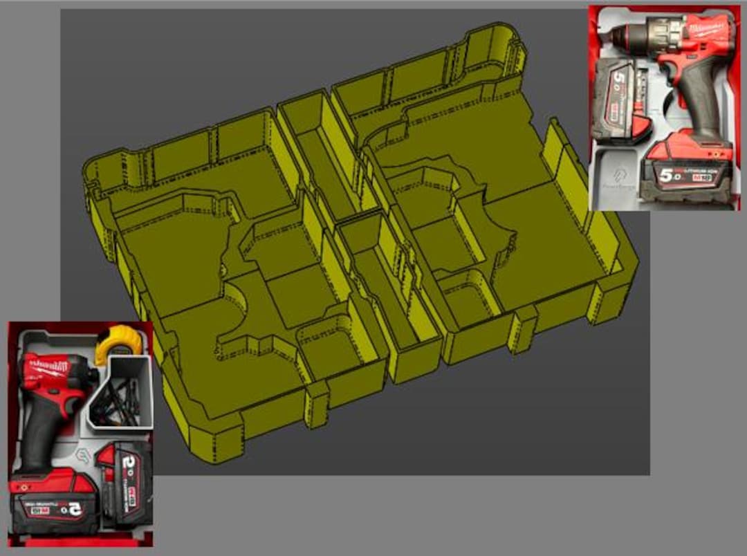 Stall R. Impact Inserts DEEP M18 Gen3 Drill and Impact Insert for Wide Packout - Etsy
