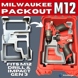 File STL per inserto Packout M12 - Inserto Packout - Impact & Drill gen3