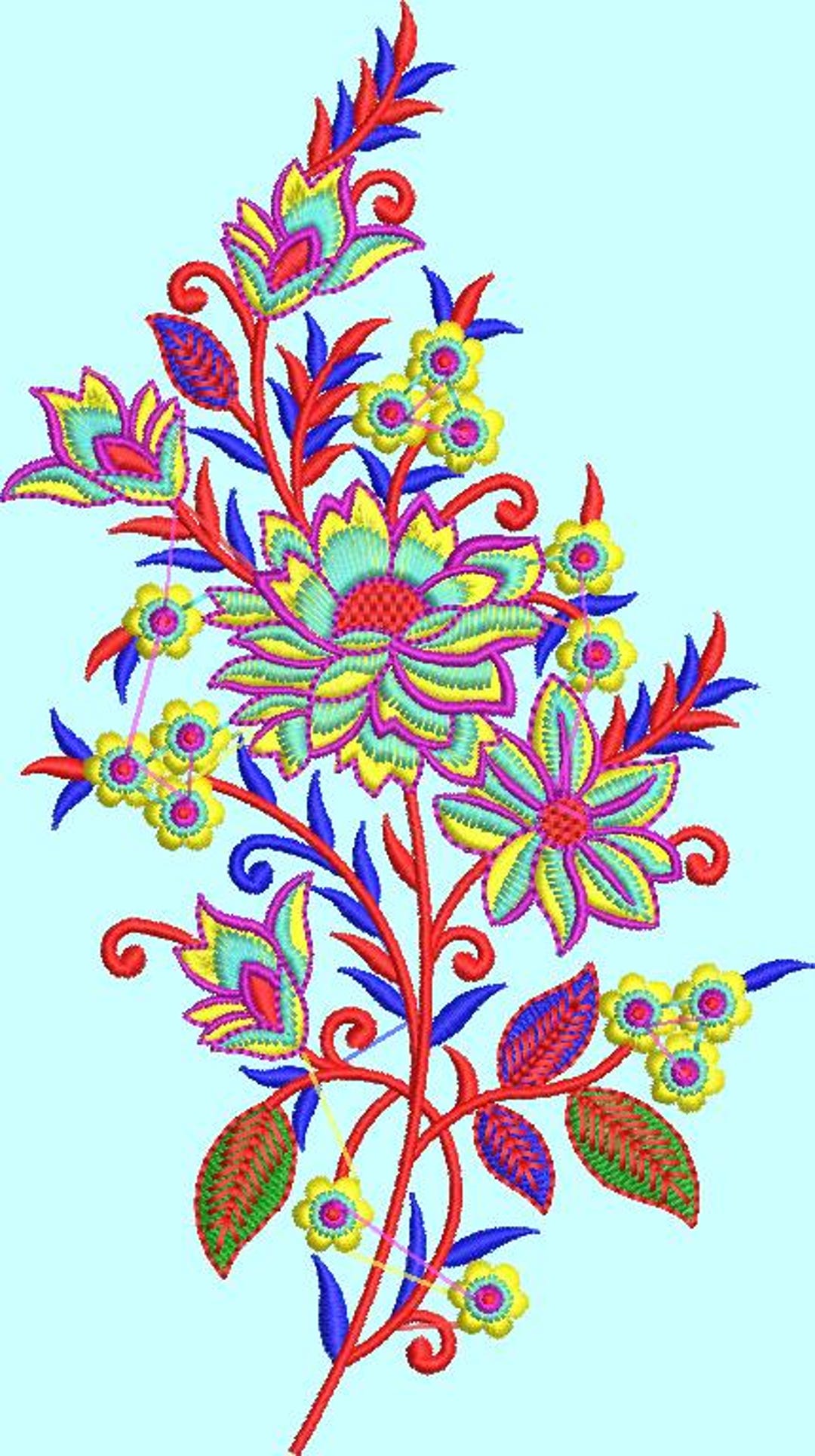 Computerized Embroidery Machine File , Shirts, Embroidery, Curtains ...