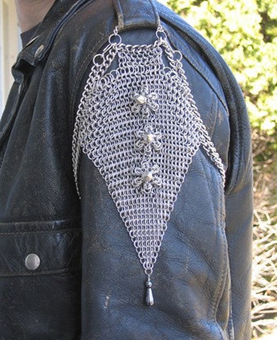 Items similar to Chainmaille Gothic Jacket Chain on Etsy on Etsy