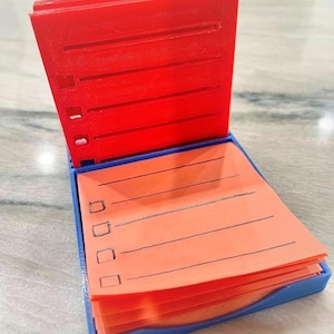 Sticky Note Holder and Stencil